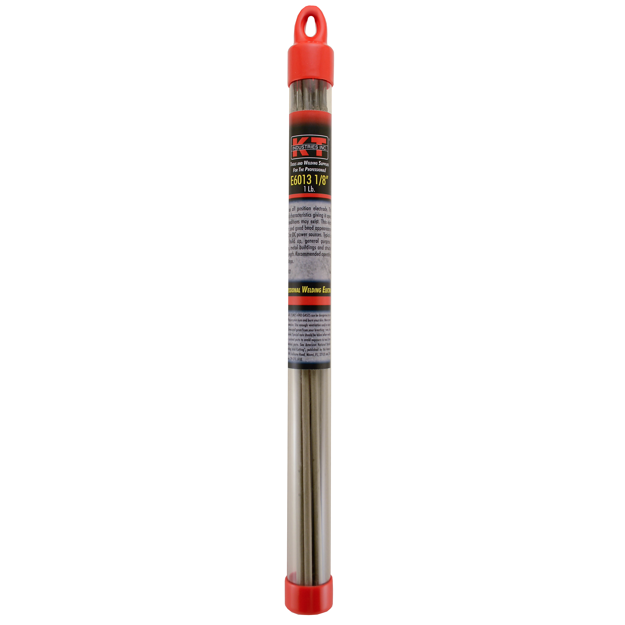 K-T Industries 6013 Electrode — 1 Lb., 1/8in. Diameter, 80â€“130 Amps, Model# 1-1322